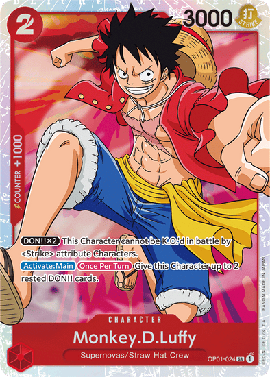 Monkey.D.Luffy - OP01-024 - Super Rare available at 401 Games Canada