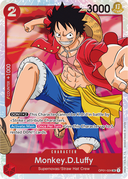 Ｍｏｎｋｅｙ．Ｄ．Ｌｕｆｆｙ Ｌ Monkey_D_Luffy-OP01-024-Super-