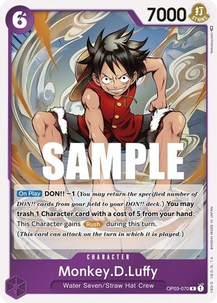 Monkey.D.Luffy - OP03-070 - Rare available at 401 Games Canada