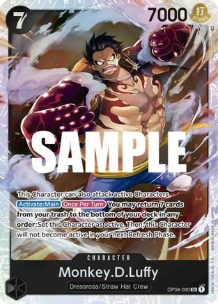 Monkey.D.Luffy - OP04-090 - Super Rare available at 401 Games Canada