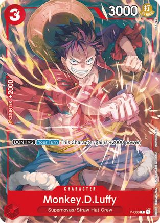 Monkey.D.Luffy - P-006 (Tournament Pack Vol. 1) - P-006 - Promo available at 401 Games Canada