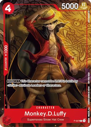 Monkey.D.Luffy - P-007 (Tournament Pack Vol. 1) - P-007 - Promo available at 401 Games Canada