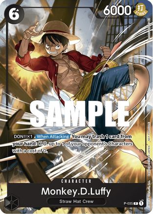 Monkey.D.Luffy (Pirates Party Vol. 3) - P-035 - Promo available at 401 Games Canada