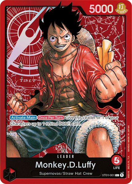 digimon card game revision pack 2023 401 Games Canada - Monkey.D.Luffy (Non-Foil) (Revision Pack 2023) -  ST01-001