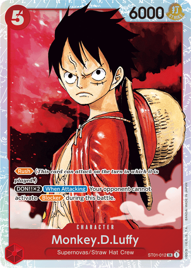 Monkey.D.Luffy - ST01-012 - Super Rare available at 401 Games Canada