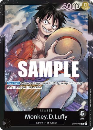 Monkey.D.Luffy - ST08-001 - Leader available at 401 Games Canada