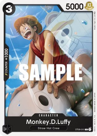 Monkey.D.Luffy - ST08-011 - Common available at 401 Games Canada