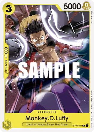 Monkey.D.Luffy - ST09-011 - Common available at 401 Games Canada