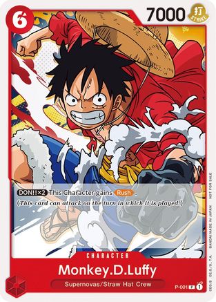 Monkey.D.Luffy (Super Pre-Release) [Participant] - P-001 - Promo available at 401 Games Canada