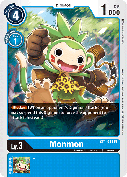 Monmon - BT1-031 - Uncommon available at 401 Games Canada