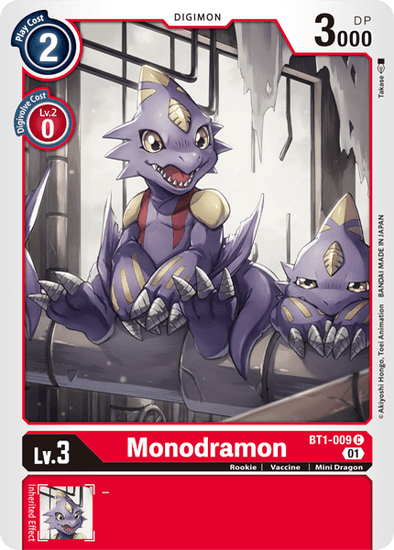 Monodramon (Alternate Art) - BT1-009 - Common available at 401 Games Canada