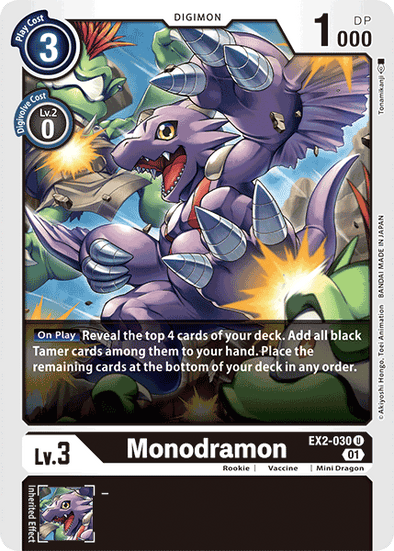 Monodramon - EX2-030 - Uncommon available at 401 Games Canada