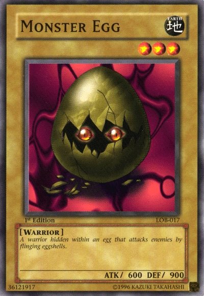 Monster Egg - LOB-017 - Common - 1st Edition available at 401 Games Canada