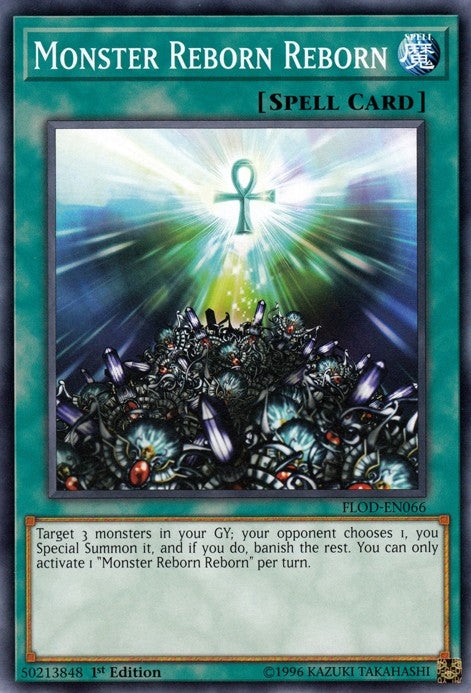 Monster Reborn Reborn - FLOD-EN066 - Common - 1st Edition available at 401 Games Canada