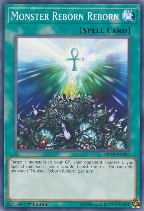Monster Reborn Reborn - MP19-EN044 - Common - 1st Edition available at 401 Games Canada