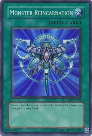 Monster Reincarnation - DR3-EN105 - Super Rare available at 401 Games Canada