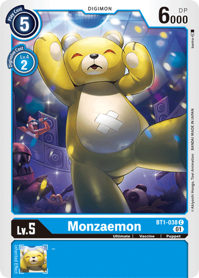 Monzaemon (Alternate Art) - BT1-038 - Common available at 401 Games Canada