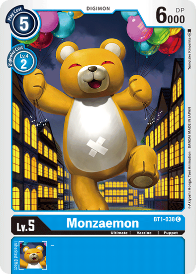 Monzaemon - BT1-038 - Common available at 401 Games Canada