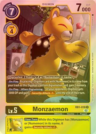 Monzaemon - RB1-018 - Rare (Foil) available at 401 Games Canada