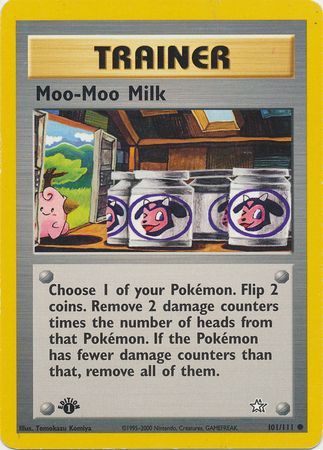 Moo-Moo Milk - 101/111 - Common - 1st Edition available at 401 Games Canada