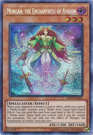 Morgan, the Enchantress of Avalon - MP19-EN223 - Prismatic Secret Rare - Unlimited available at 401 Games Canada