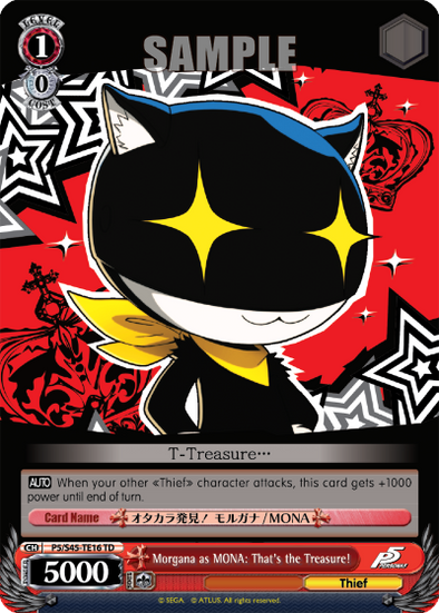 Morgana as MONA: That's the Treasure! - P5/S45-TE16 - Trial Deck available at 401 Games Canada