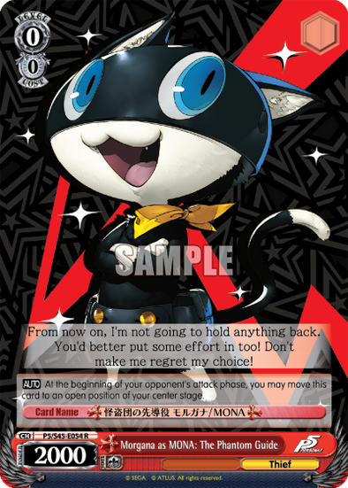 Morgana as MONA: The Phantom Guide - P5/S45-E054 - Rare available at 401 Games Canada