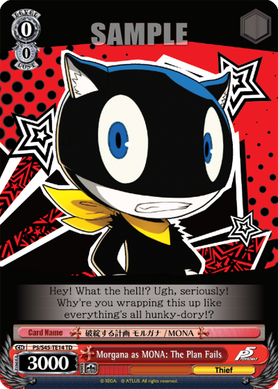 Morgana as MONA: The Plan Fails - P5/S45-TE14 - Trial Deck available at 401 Games Canada