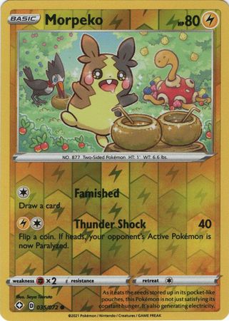 Morpeko - 035/072 - Common - Reverse Holo available at 401 Games Canada