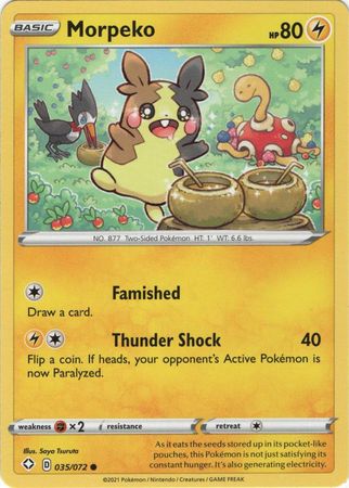 Morpeko - 035/072 - Common available at 401 Games Canada