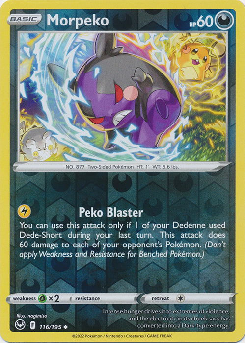 Morpeko - 116/195 - Uncommon - Reverse Holo available at 401 Games Canada