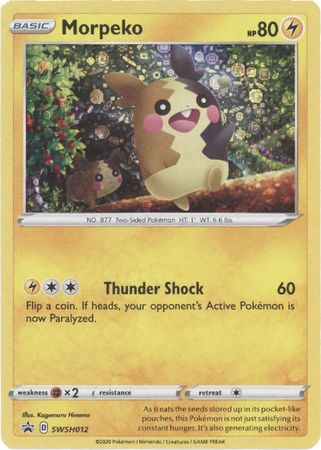Morpeko - SWSH012 - Sequin Holo - Promo available at 401 Games Canada