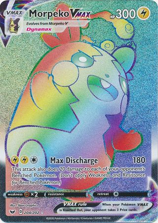 Morpeko VMAX - 204/202 - Hyper Rare available at 401 Games Canada