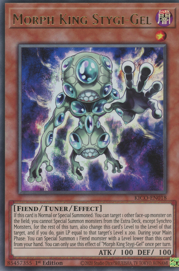 Morph King Stygi-Gel - KICO-EN018 - Ultra Rare - 1st Edition available at 401 Games Canada