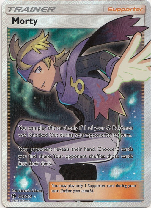 Morty - 212/214 - Full Art Ultra Rare available at 401 Games Canada