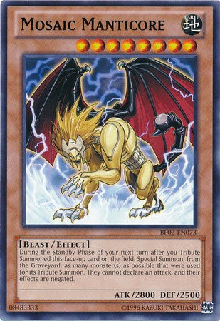 Mosaic Manticore - BP02-EN073 - Rare - Unlimited available at 401 Games Canada