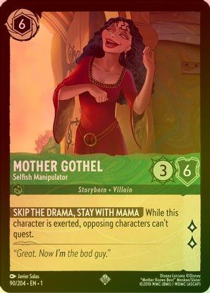 Mother Gothel (Selfish Manipulator) - 90/204 - Super Rare (Foil) available at 401 Games Canada