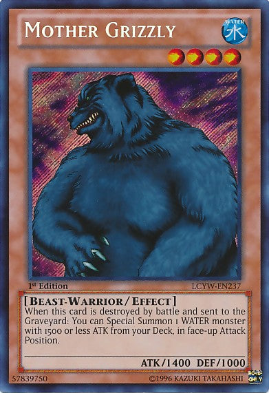 Mother Grizzly - LCYW-EN237 - Secret Rare - 1st Edition available at 401 Games Canada