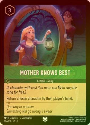 Mother Knows Best - 95/204 - Uncommon (Foil) available at 401 Games Canada