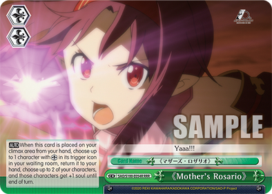 "Mother's Rosario" (RRR) - SAO/S100-E054R - Triple Rare available at 401 Games Canada