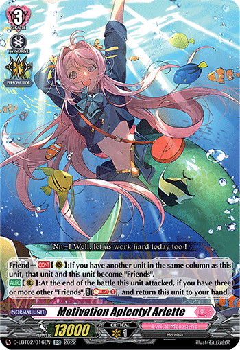 Motivation Aplenty! Arlette - D-LBT02/016 - Double Rare available at 401 Games Canada