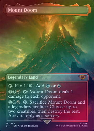 401 Games Canada - Mount Doom - Borderless (Foil) (LTR) 401 Games Canada - Mount Doom - Borderless (Foil) (LTR)