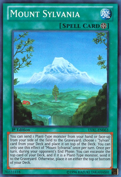 Mount Sylvania - LVAL-EN063 - Super Rare - 1st Edition available at 401 Games Canada