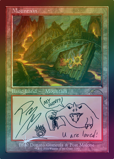 post malone mtg cards secret lair 401 Games Canada - Mountain