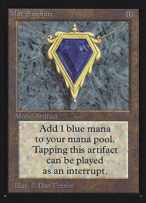 Mox Sapphire (CED) available at 401 Games Canada