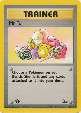 Mr. Fuji - 58/62 - Uncommon - 1st Edition available at 401 Games Canada