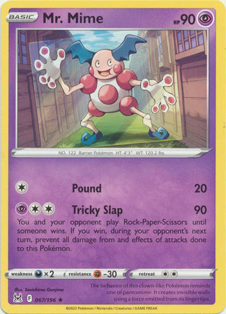 Mr. Mime - 067/196 - Rare available at 401 Games Canada