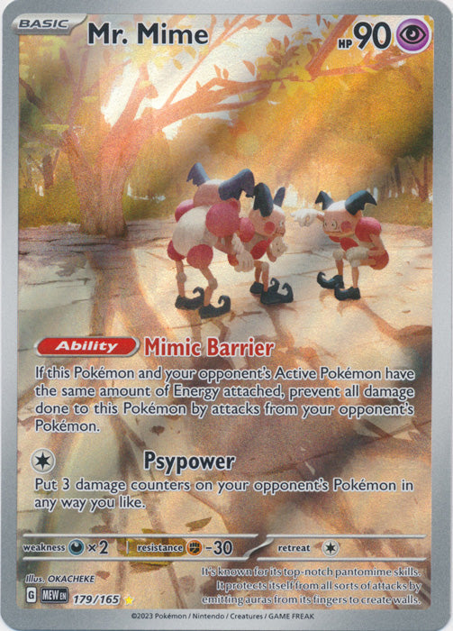 Mr. Mime - 179/165 - Illustration Rare available at 401 Games Canada