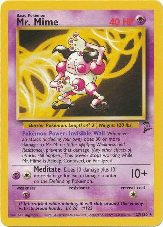 Mr. Mime - 27/130 - Rare available at 401 Games Canada