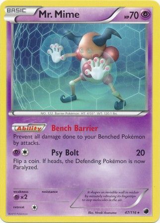 shiny mr mime pokemon card 401 Games Canada - Mr. Mime - 47/116